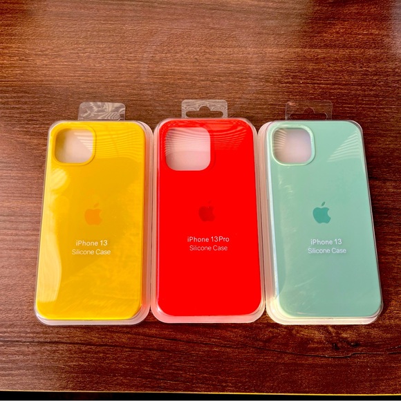 COPY - IPHONE 13 silicone cases - $30 each - Picture 1 of 6